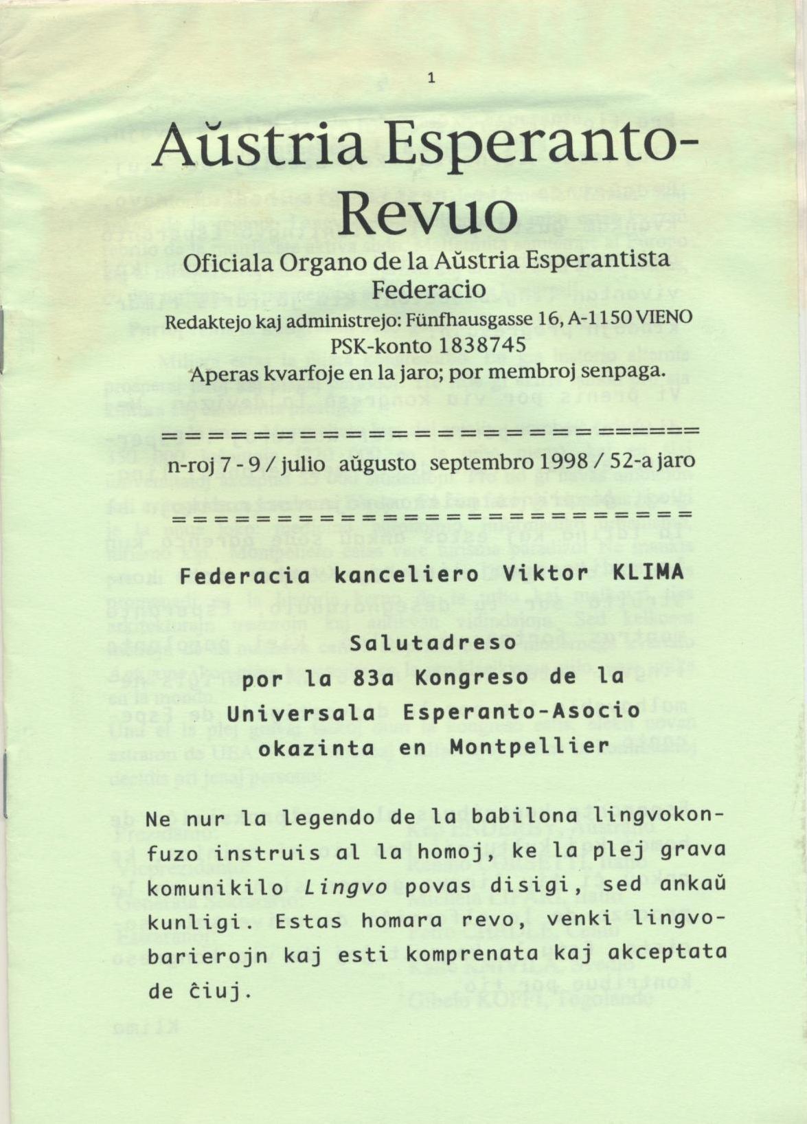 austria esperanto-revuo 2 030